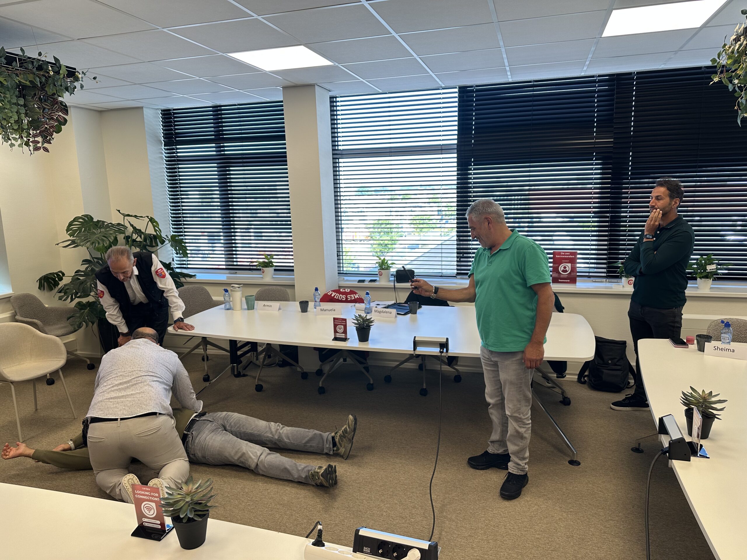Geslaagde EHBO & BHV cursus op locatie